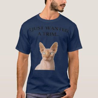 T-shirt Barber Je voulais juste une garniture Barbershop