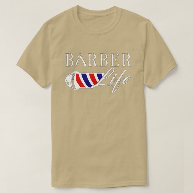 T-shirt Barber Life 6 (Design devant)