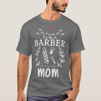 T-shirt Barber Maman Drôle Conception Pour Cadeau 2