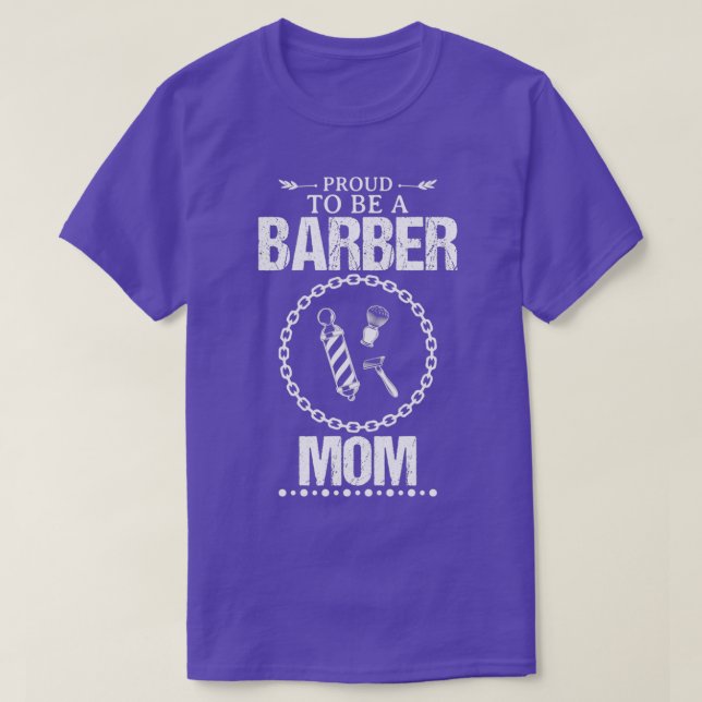 T-shirt Barber Maman Drôle Design Pour Cadeau 3 (Design devant)
