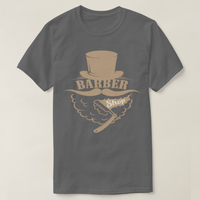 T-shirt Barber Shop Man (Design devant)