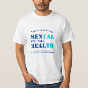 T-shirt BARBER SHOP TALK Men's Mental Health