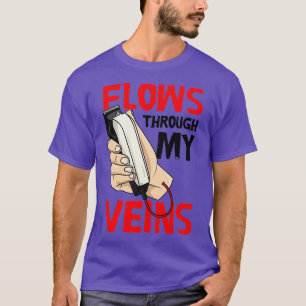 T-shirt Barber Trimmer Barbershop Coiffeur Liste de cheveu