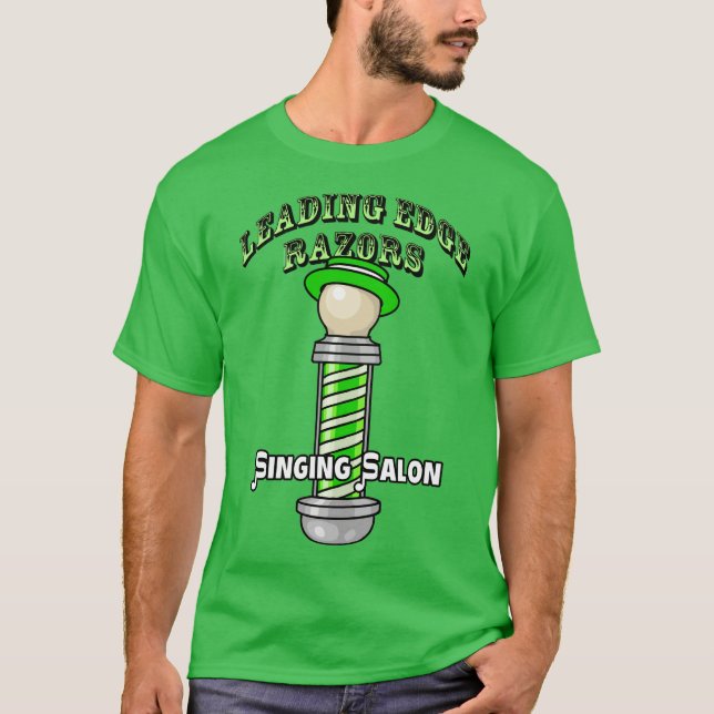 T-shirt Barbershop Chanteur principal "Chanter Salon" (Devant)