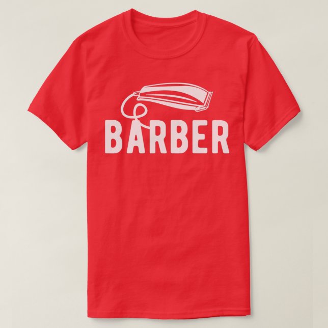 T-shirt Barbershop Outil Barber (Design devant)