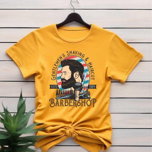 T-shirt Barbershop pour rasage et coupes de cheveu (Créateur téléchargé)