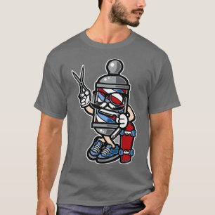 T-shirt BarberSkater T