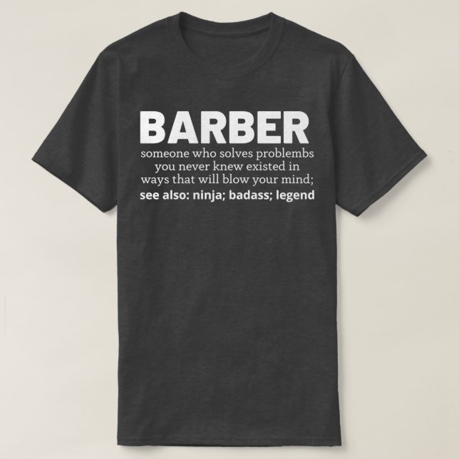 T-shirt barbier 67 (Design devant)