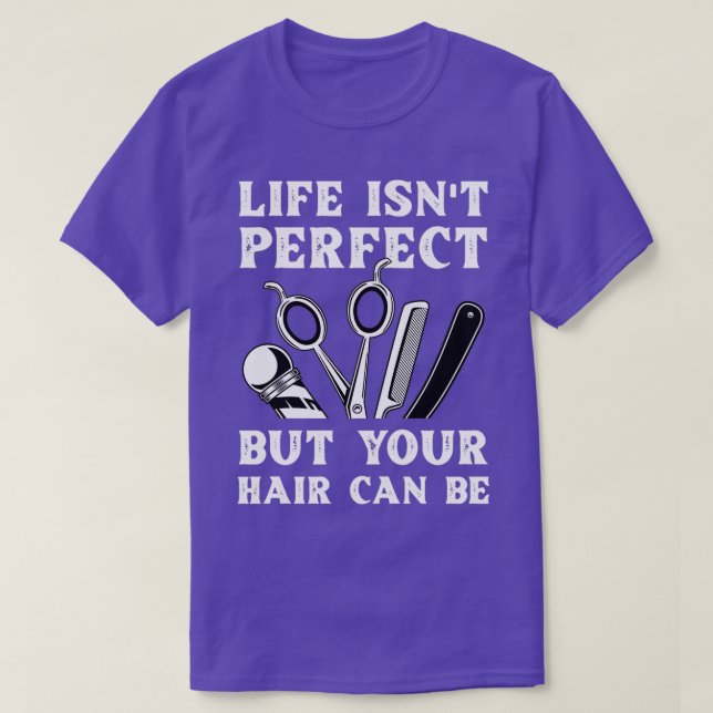 T-shirt Barbier à coiffure parfait (Design devant)