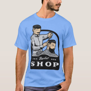 T-shirt Barbier Barbier Barbier Barbe de rasage 1