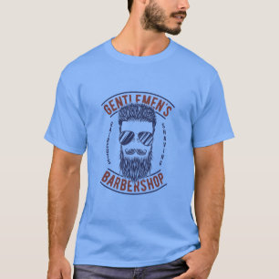 T-shirt Barbier de rasage de cheveux Style Vintage