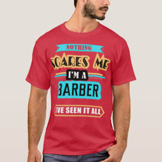 T-shirt Barbier Rien Ne Me Fait Peur