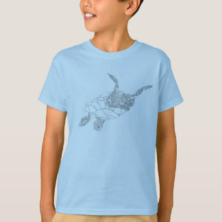 T-shirt Barbotage de la tortue