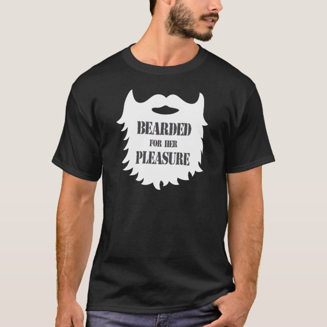 T-shirt Barbu pour son plaisir (Devant)