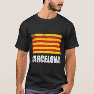 T-shirt Barcelona Souvenir Catalogne Cadeau Pour City Tour
