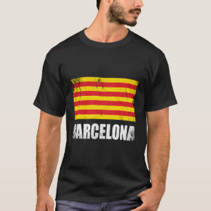 T-shirt Barcelona Souvenir Catalogne Cadeau Pour City Tour