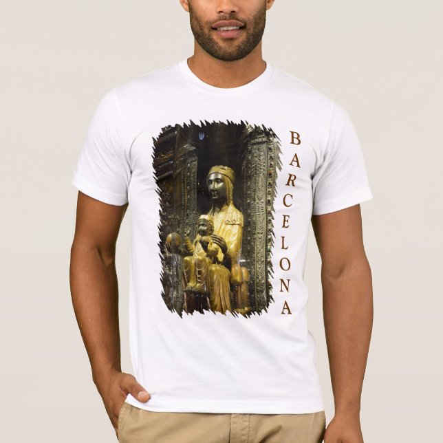 T-shirt Barcelone, Espagne (Devant)