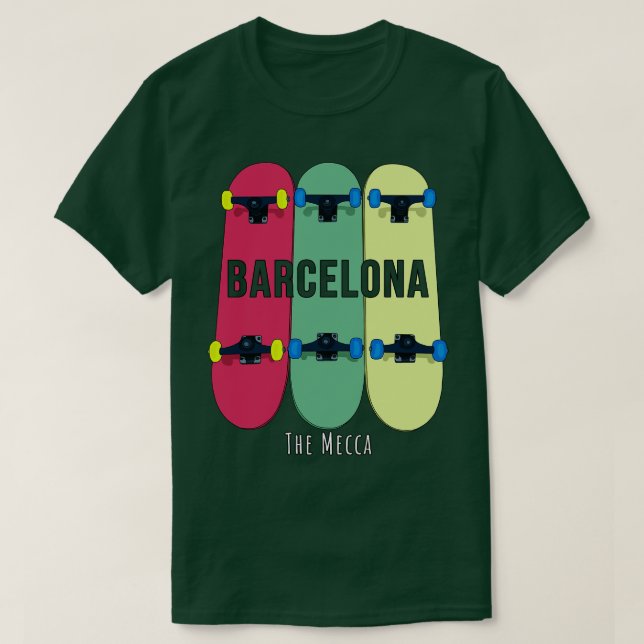 T-shirt Barcelone La Mecque (Design devant)