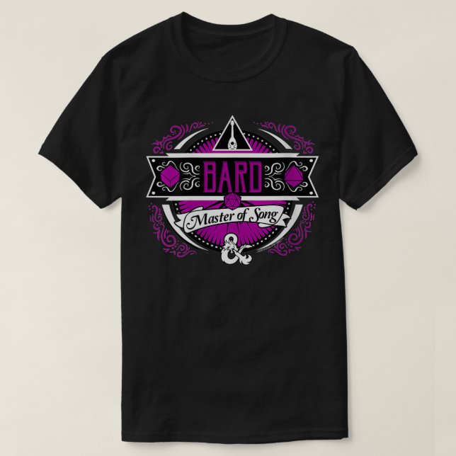 T-shirt Bard des femmes Dungeons & Dragons Maître de la ch (Design devant)