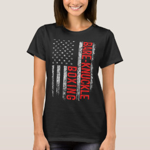 T-shirt Bare Knuckle Boxe Drapeau Américain 4 juillet Pige