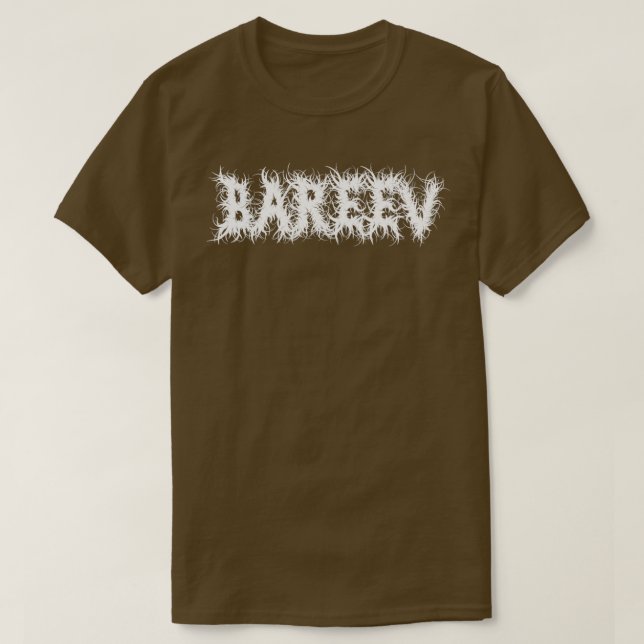 T-shirt Bareev Métal Métal Lourd Métal Noir Version (Design devant)