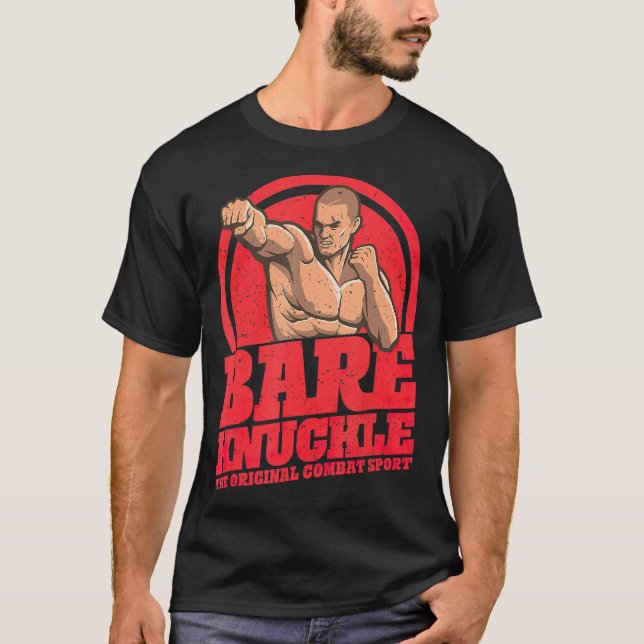 T-shirt BareKnuckle Boxe Le Sport De Combat Original (Devant)