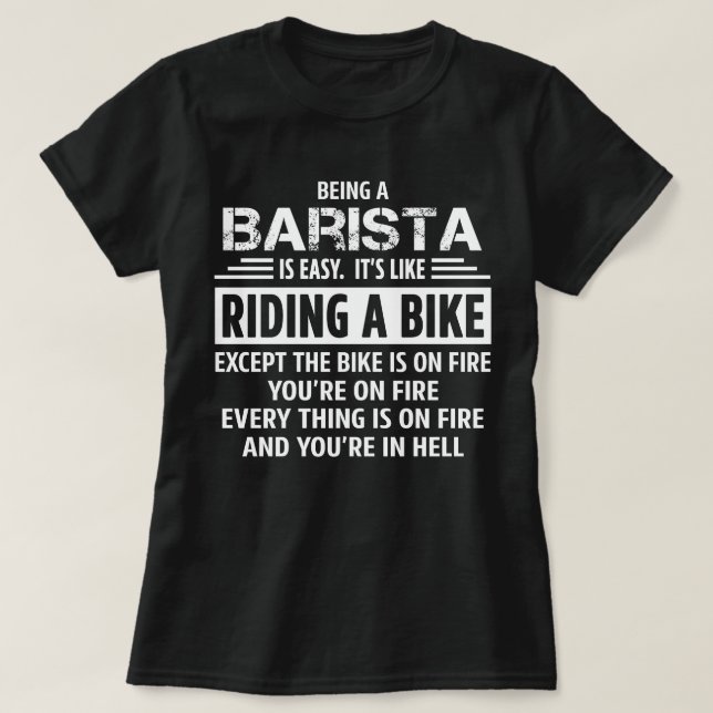 T-shirt Barista (Design devant)