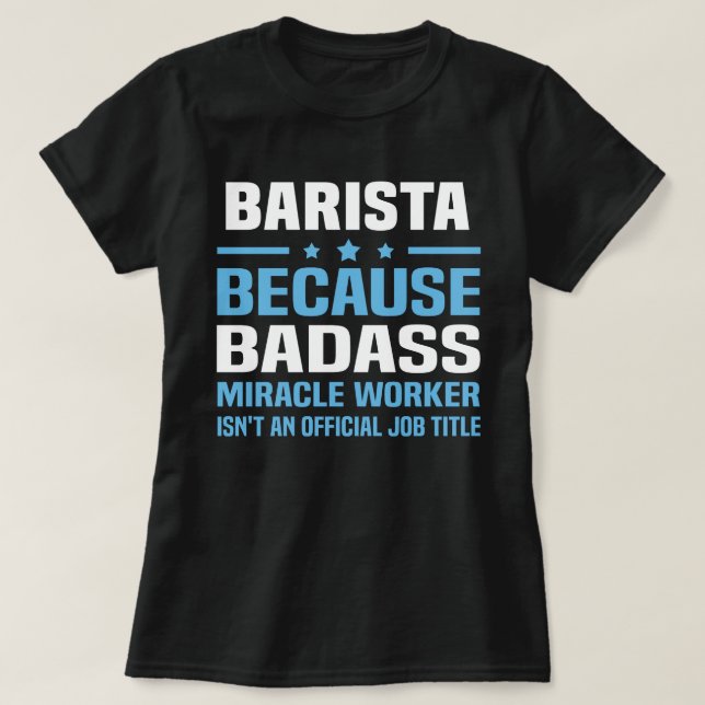 T-shirt Barista (Design devant)