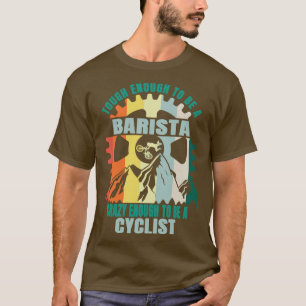 T-shirt Barista Biker Design