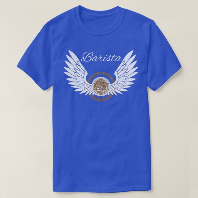 T-shirt Barista Cappuccino Espresso Café Artiste Café (Design devant)