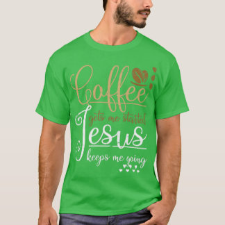 T-shirt Barista drôle Café Christian Jésus-Christ
