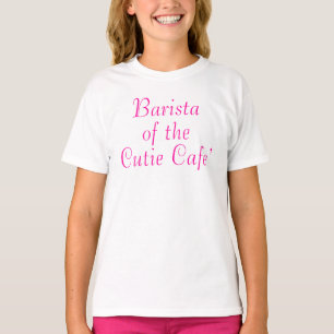T-shirt Barista du Cutie Cafe' Citation