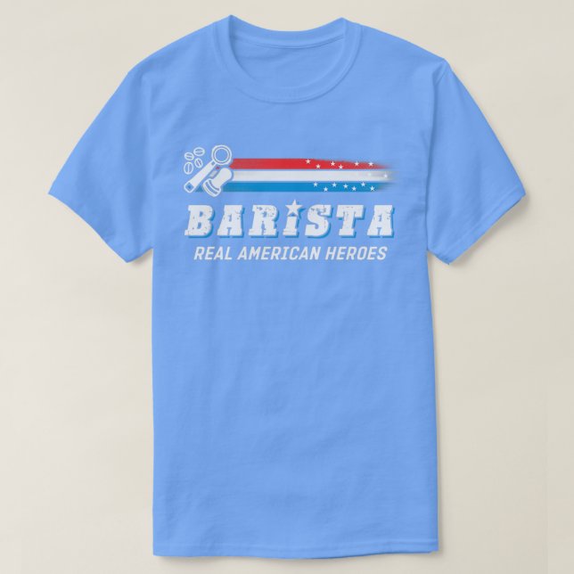 T-shirt Barista Real American Heroes (Design devant)