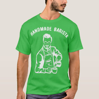 T-shirt Barista Vintage Hipster de café artisanal