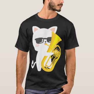 T-shirt Baritone Cat Cute Baritone Euphonium Player Cat Ow