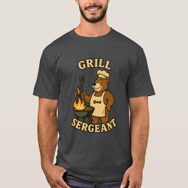 T-shirt Barll Sergent Baer Design pour papa (Devant)