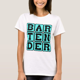 T-shirt Barman, distributeur de boissons