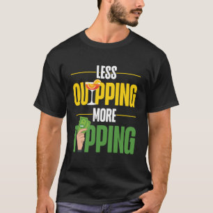 T-shirt Barman Mixologue Moins de plaisanteries Plus de po