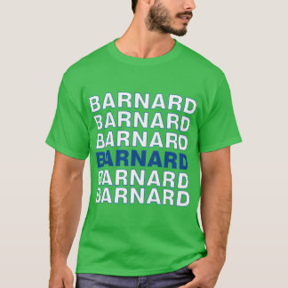 T-shirt Barnard College NYChank You Font Design boy