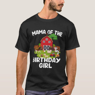 T-shirt Barnyard Farm Animals Mama