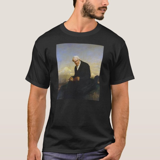 T-shirt Baron Alexander von Humboldt par Jules Schrader (Devant)