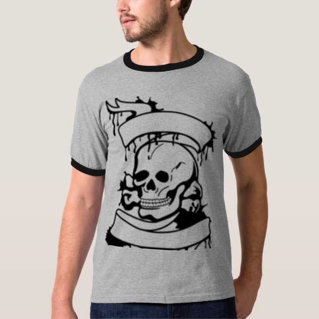 T-shirt baron de crâne (Devant)