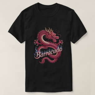 T-shirt "Barracuda" Dragon Rose Mythique
