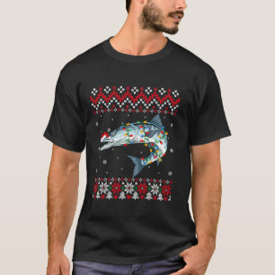 T-shirt Barracuda Poisson Père Noël Hommes Femmes Enfants