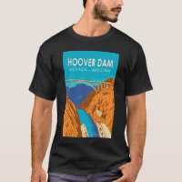 Barrage Hoover Arizona Nevada Illustration Art de