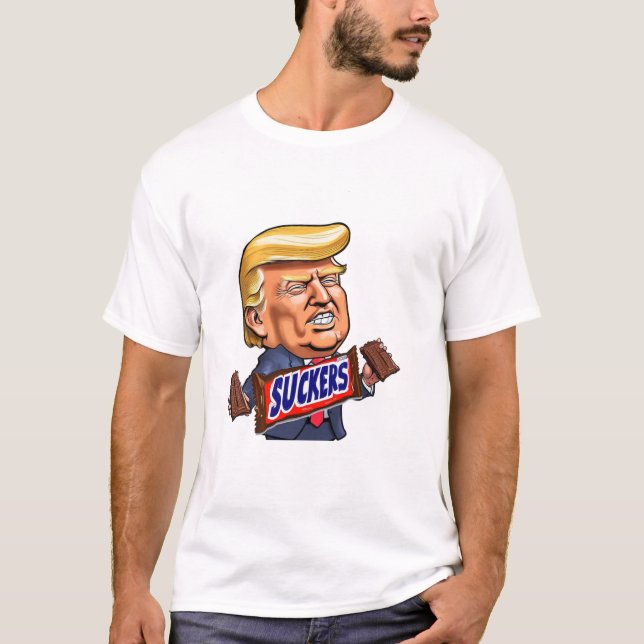 T-shirt Barre à sucreries Trump (Devant)