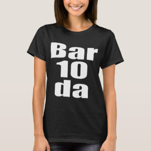 T-shirt BARRE DA de barman tout le barman d'usage de barre