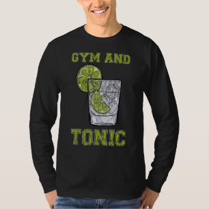 T-shirt Barre De Booze Gym Et Tonique