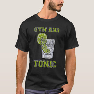 T-shirt Barre De Booze Gym Et Tonique