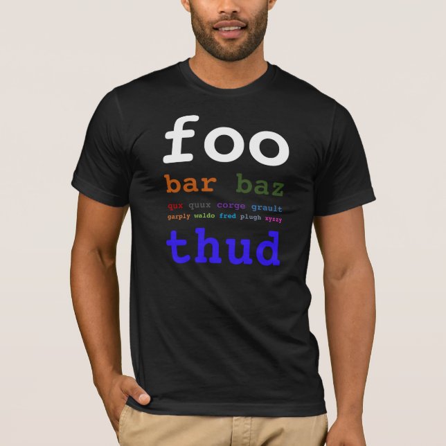 T-shirt Barre de Foo (Devant)